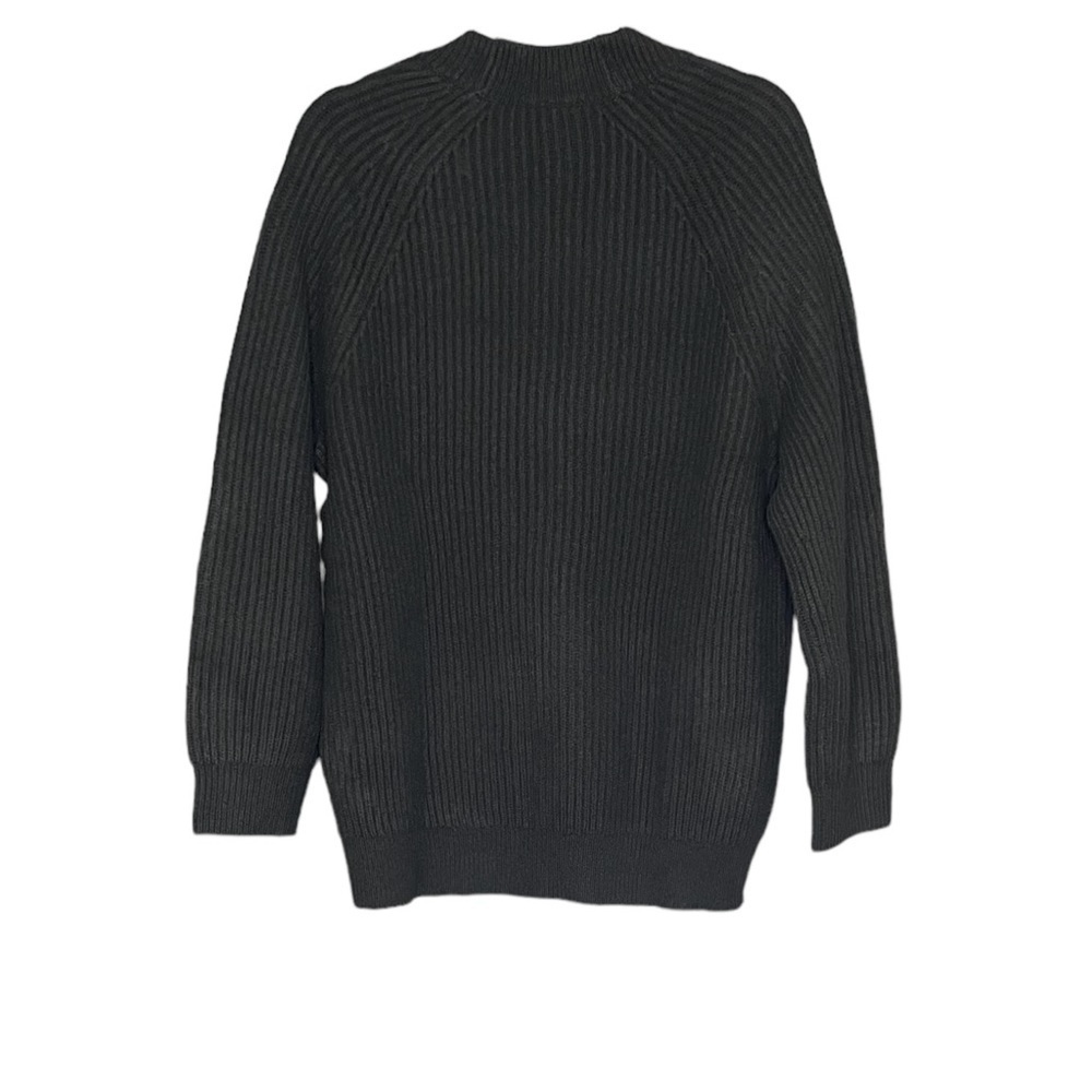 Everlane Women's The Felted Merino Wool Cocoon Cardigan Sweater Black NWT - Picture 3 of 13